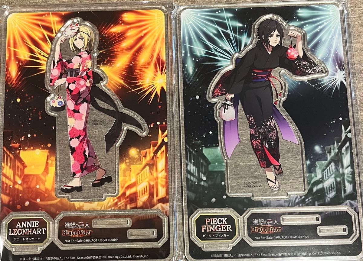 ピーク アニ 進撃の巨人【ブレイブオーダー】アクリルスタンド｜Yahoo