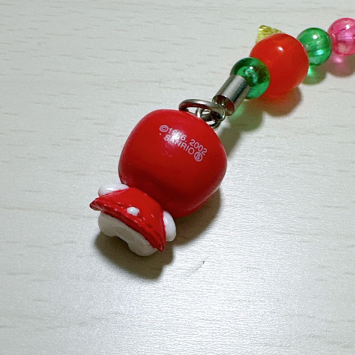 d*9様 レア ご当地キティ 信州限定 りんご姫バージョン ビーズ 根付け