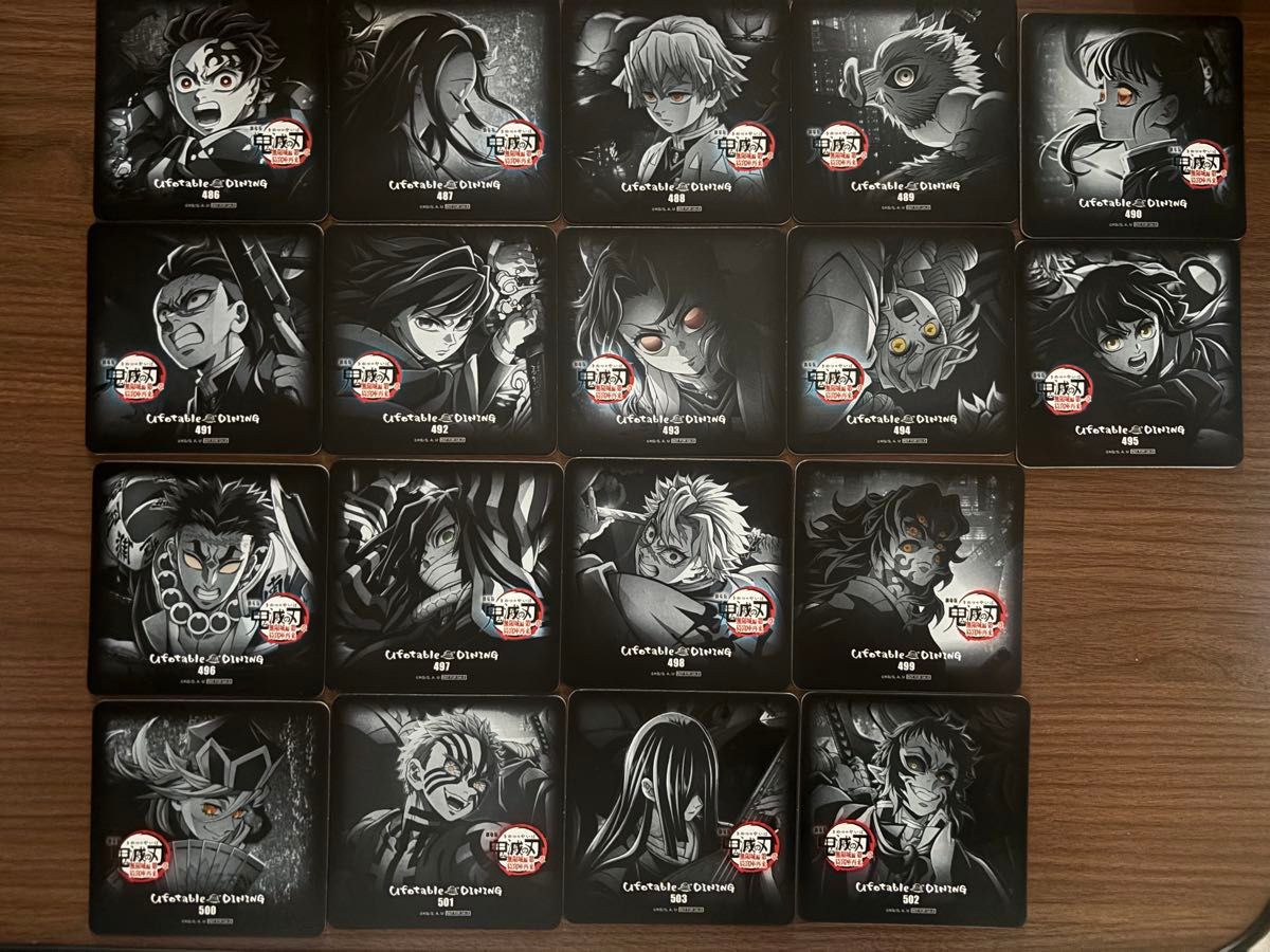 鬼滅の刃 ufotableダイニング 無限城編 ティザー期 コースター 黒死牟 鬼