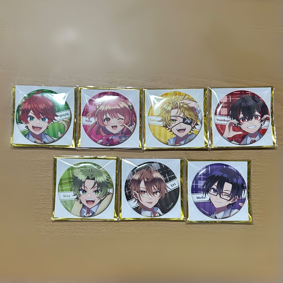 カラフルピーチからぴちパラダイス2025 缶バッジじゃぱぱさん のあさん