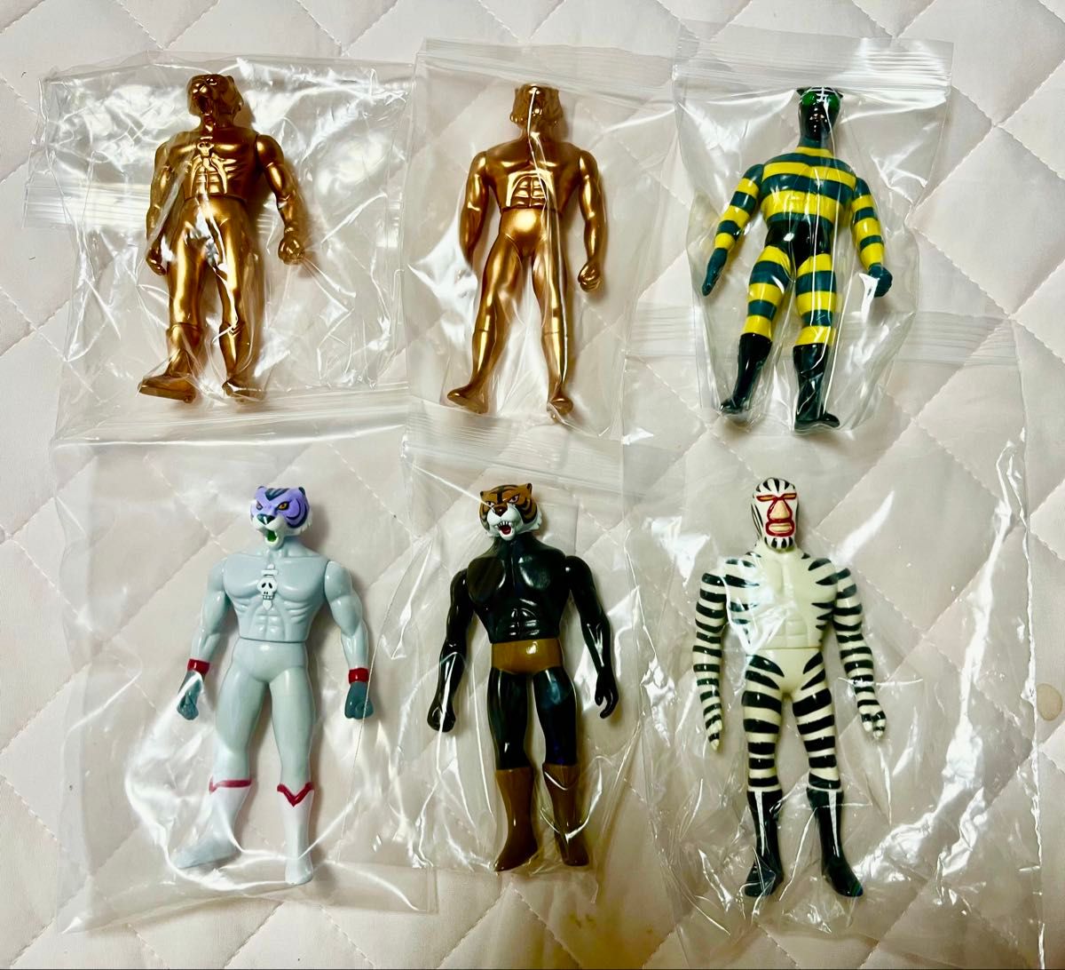 希少 レア トミー タイガーマスク ソフビ フィギュア 18体 ゴールド