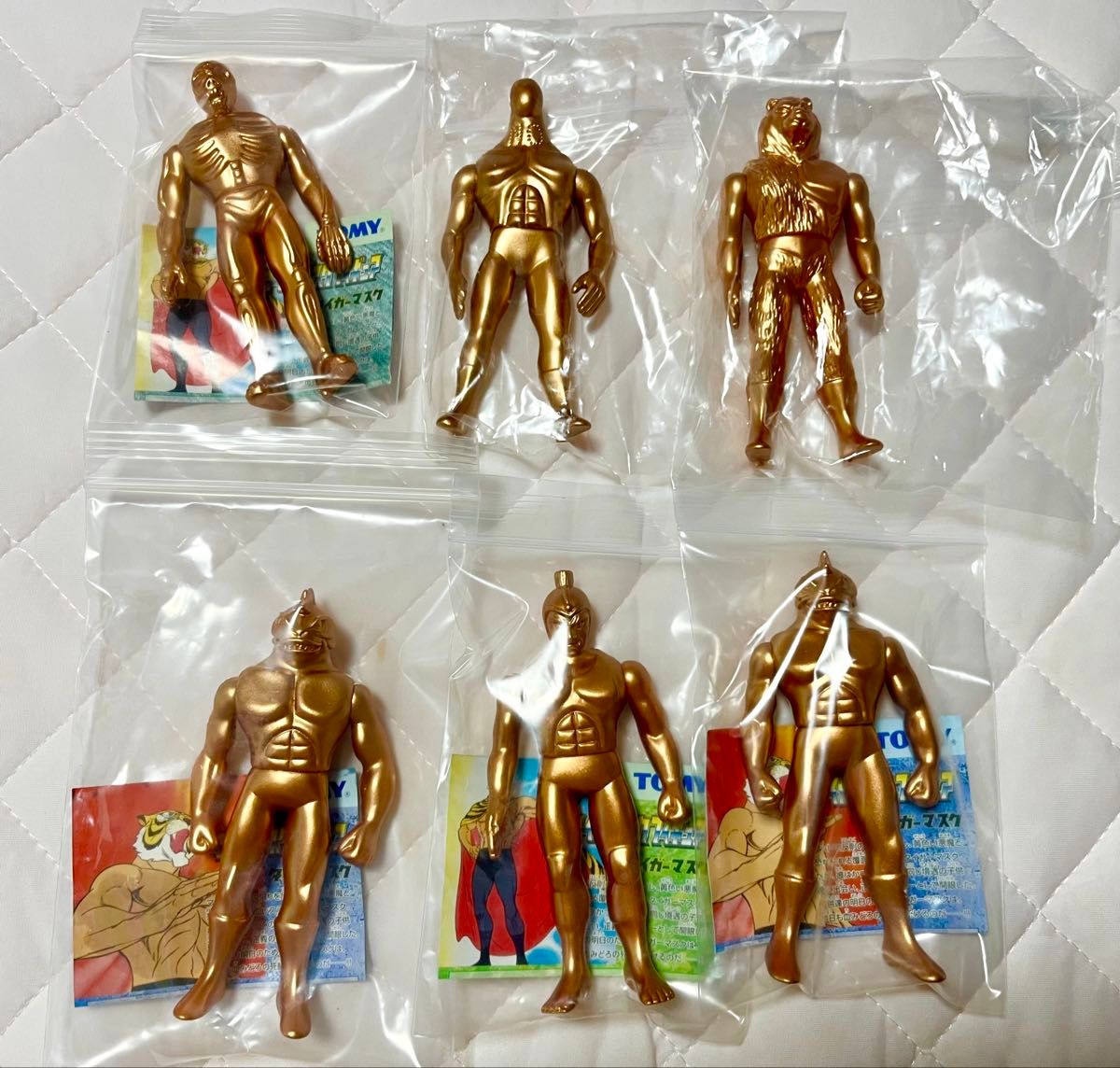 希少 レア トミー タイガーマスク ソフビ フィギュア 18体 ゴールド