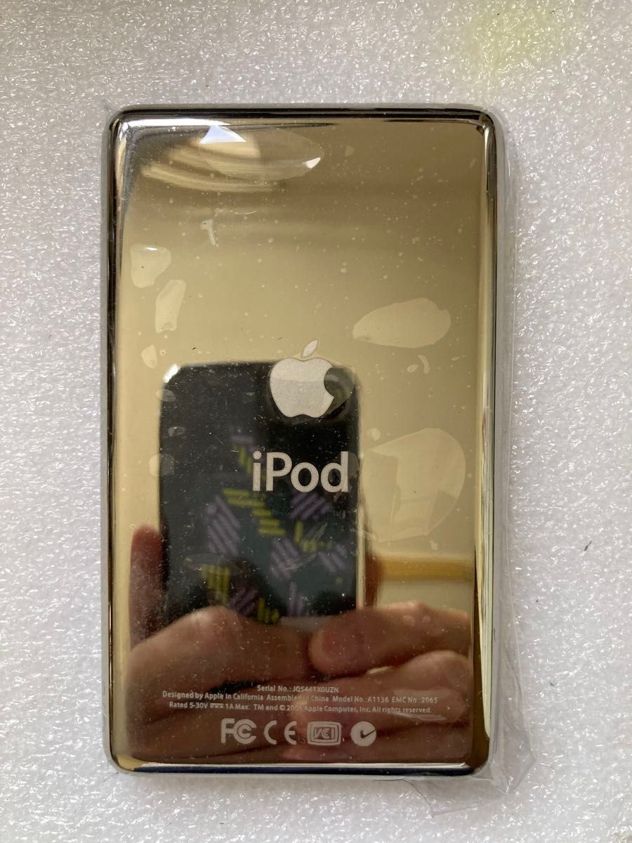 ipod classic 5世代以降互換 交換用バックパネル(裏蓋)GB表示無し