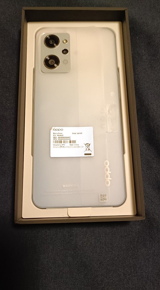 OPPO Reno7A ワイモバイル版 ドリームブルー simフリー｜Yahoo!フリマ