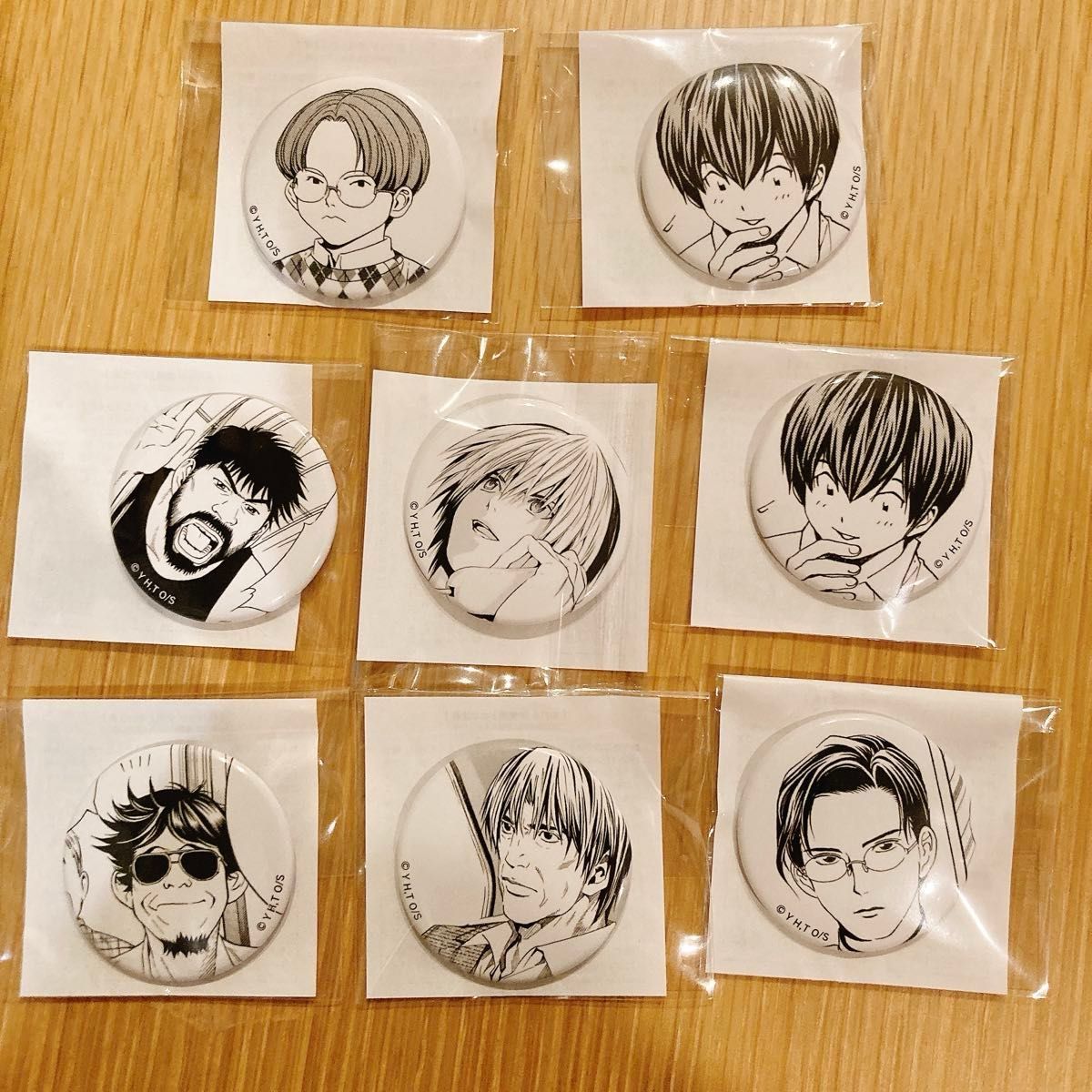 ヒカルの碁 進藤ヒカル ミニキャラバッジコレクション 9点セット