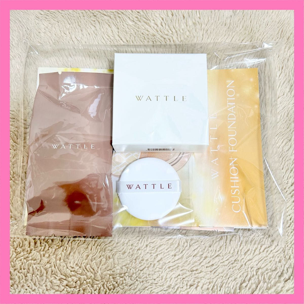 ワトルクッションファンデーション マットカバーWATTLE 専用コンパクト
