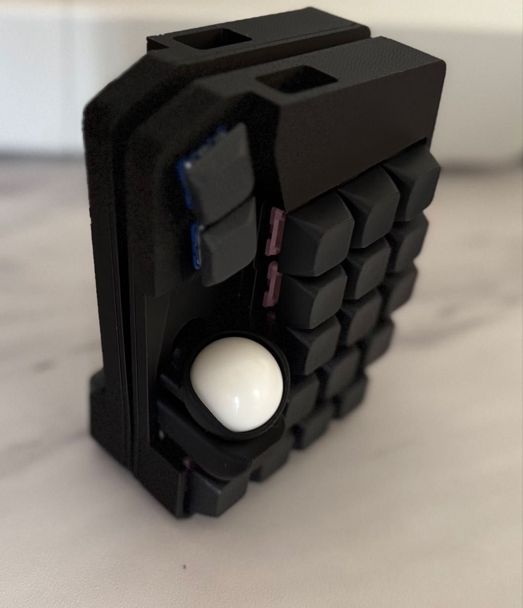 新品】keyball39 ケースマウント構造 黒仕様 プロトタイプ4号 OLEDなし
