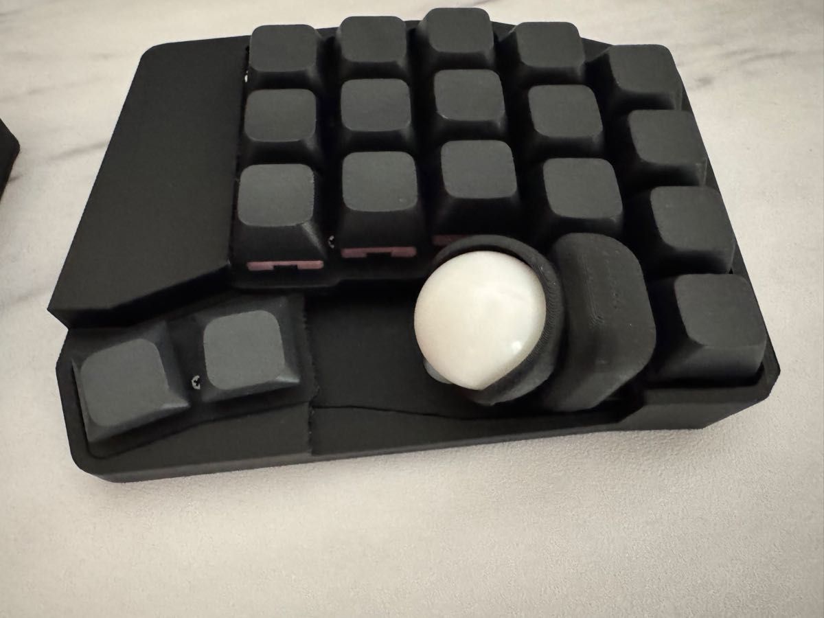 新品】keyball39 ケースマウント構造 黒仕様 プロトタイプ4号 OLEDなし