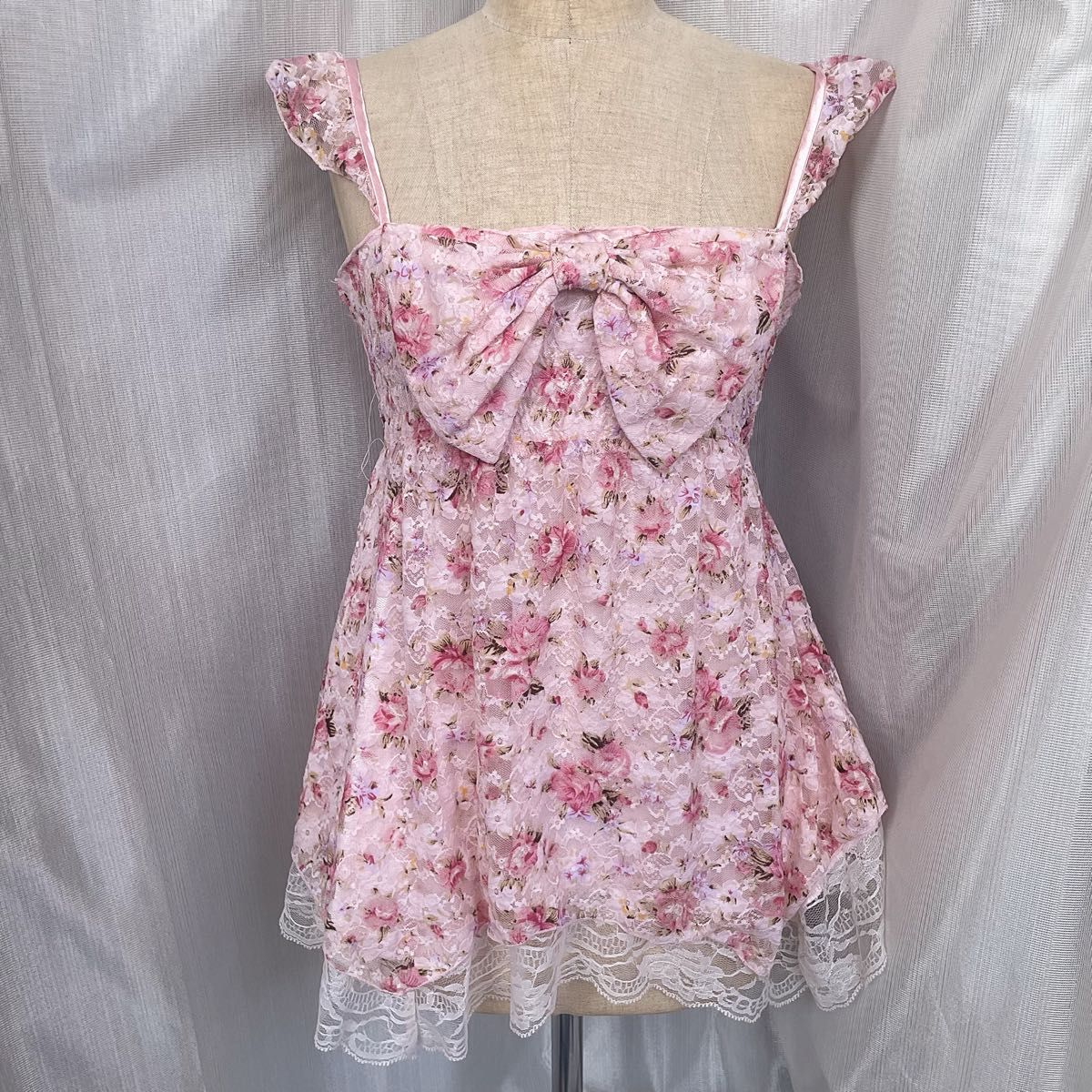 LIZ LISAリズリサ BIGリボン 姫ロリ y2k coquette 00s パワネ 花柄