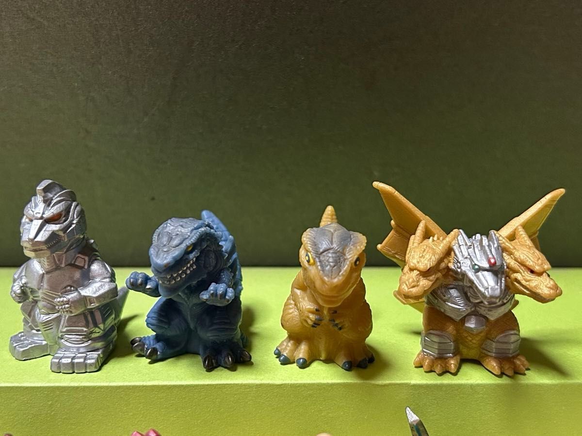 当時物／レア ゴジラ 怪獣 指人形 45個 まとめセット 怪獣 当時物