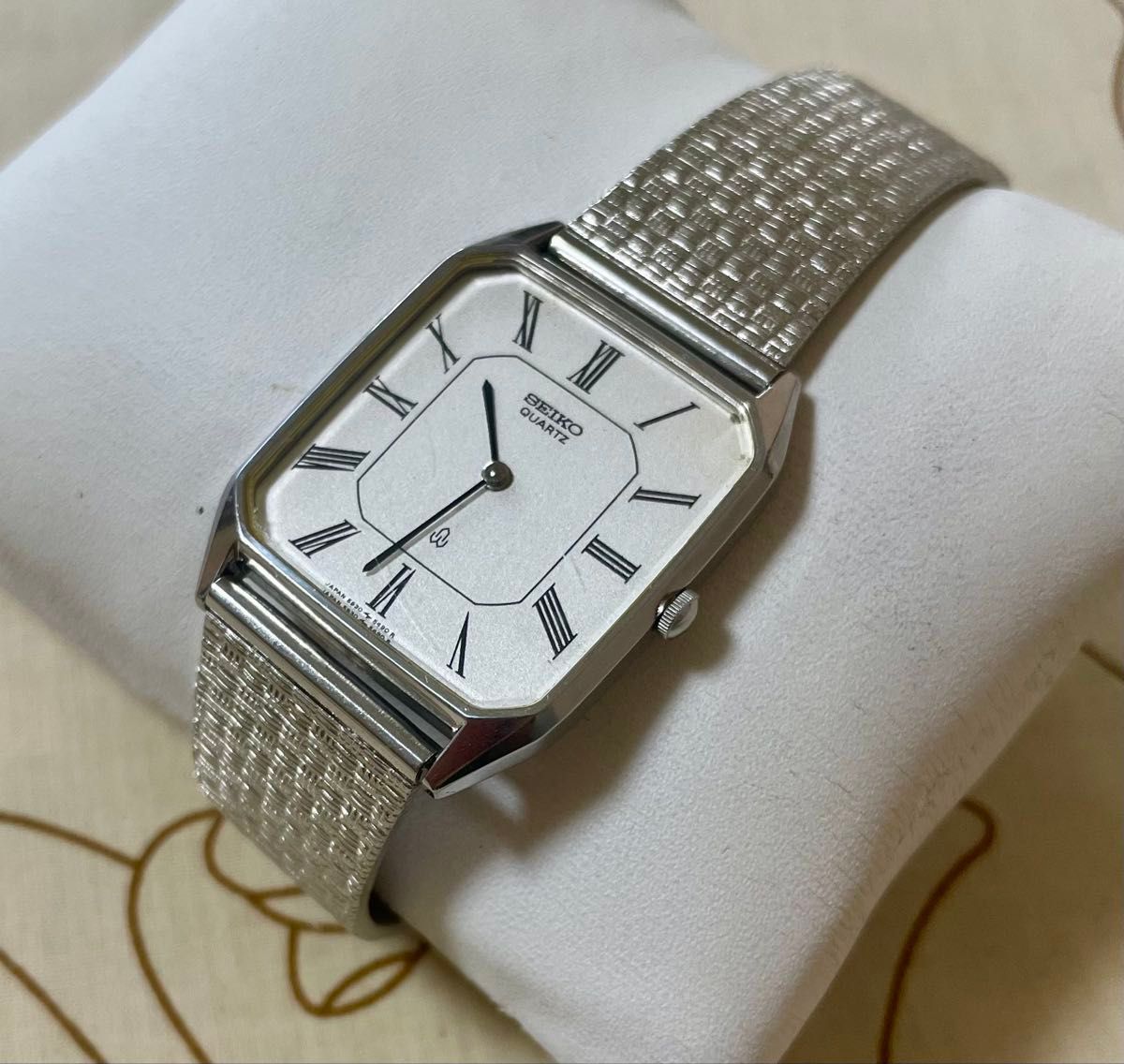 希少 SEIKO QUARTZ セイコー シャリオクォーツ メンズ 腕時計 スクエア