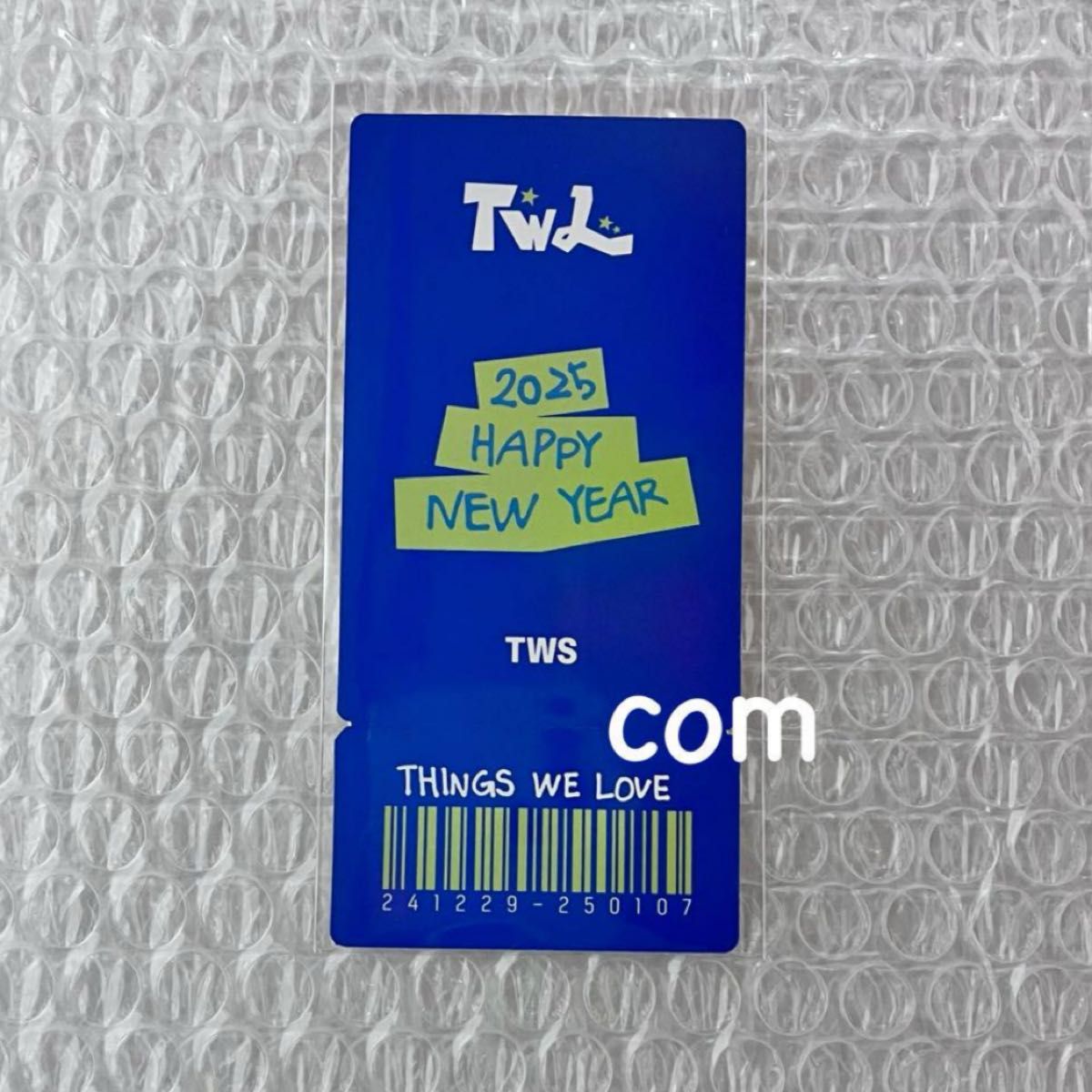 シニュ TWS シーグリ ポップアップ フォトチケット トレカ 特典 公式