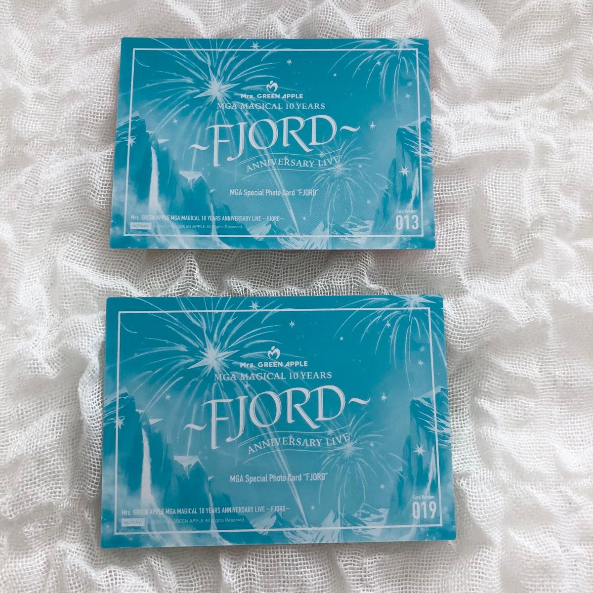 ミセスグリーンアップル フィヨルド フォトカード 藤澤涼架 8枚セット