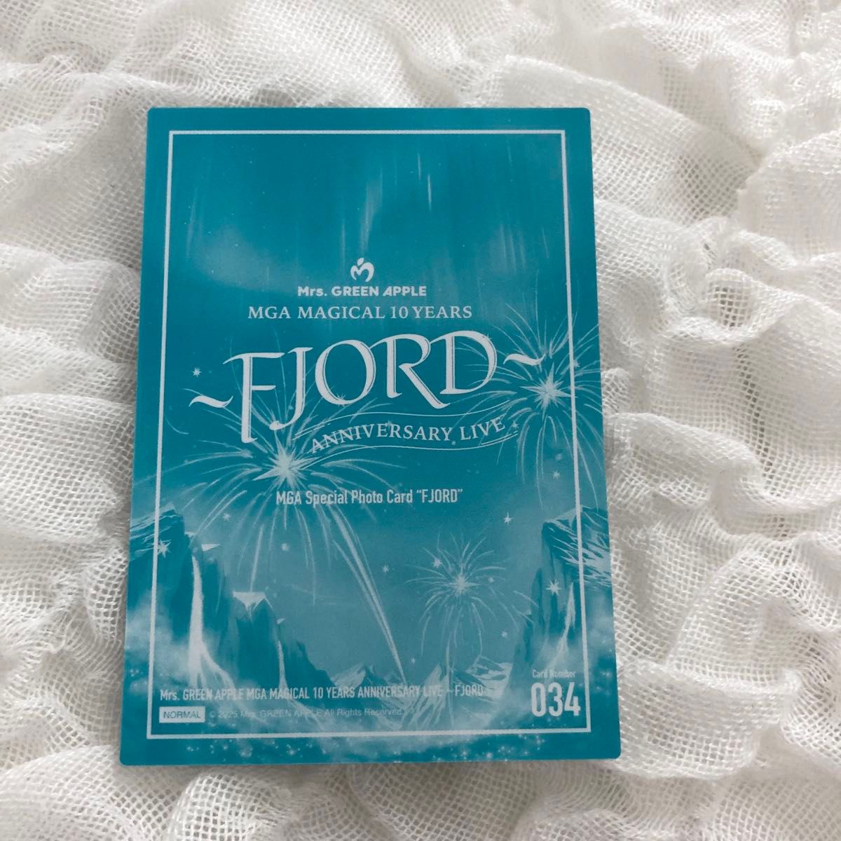 ミセスグリーンアップル フィヨルド フォトカード 若井滉斗 5枚セット