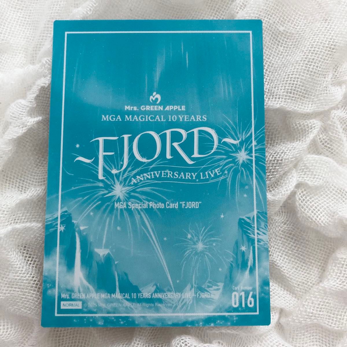 ミセスグリーンアップル フィヨルド フォトカード 藤澤涼架 5枚セット