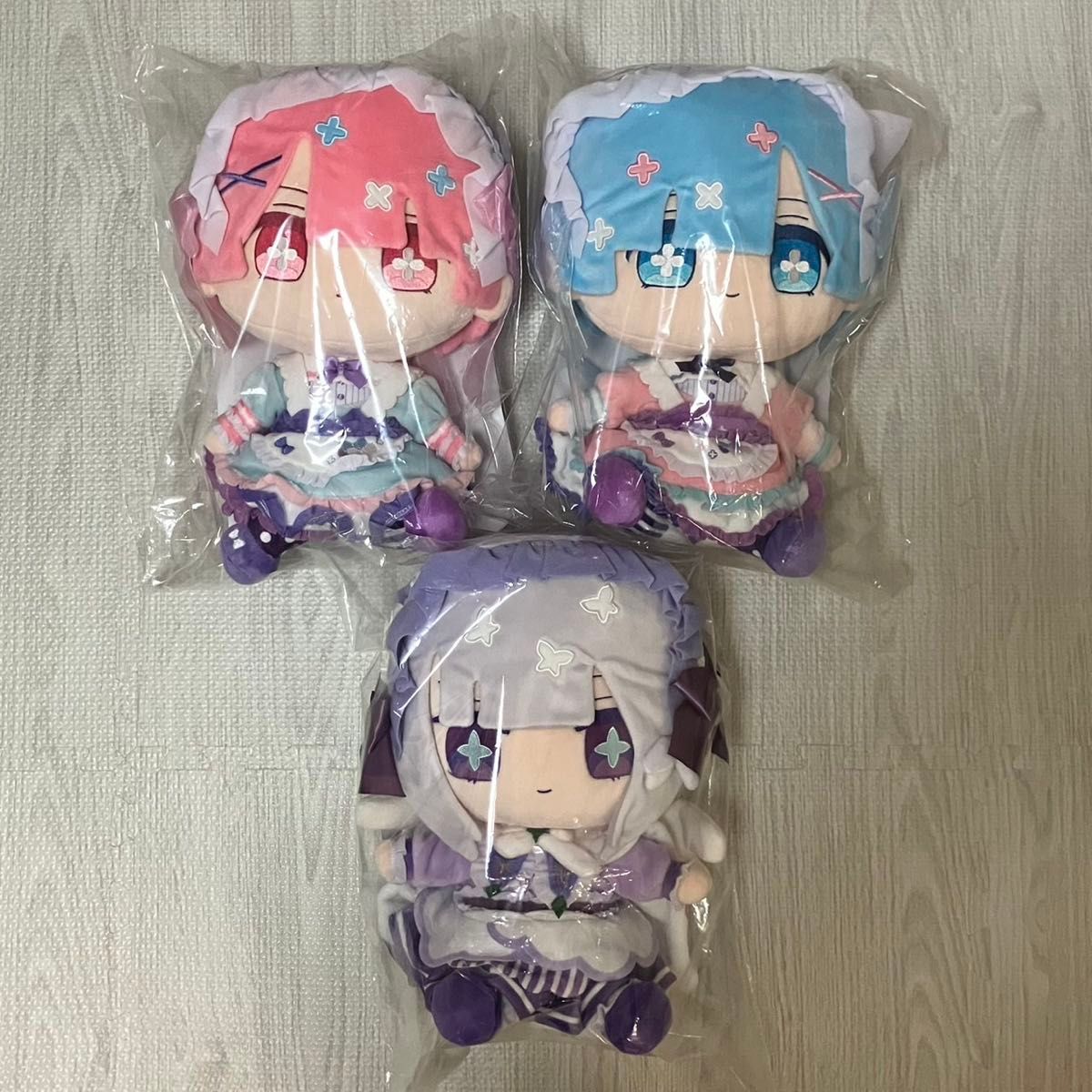 Re ゼロから始める異世界生活 ふわかわロリータぬいぐるみ レム ラム