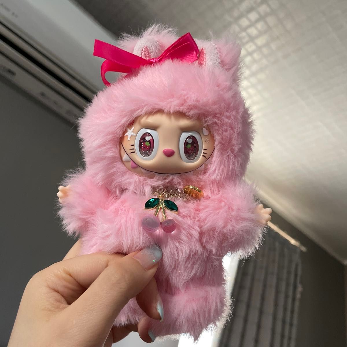 海外限定LABUBU ZIMOMOラブブ ぬいぐるみ ふわふわ キーホルダー