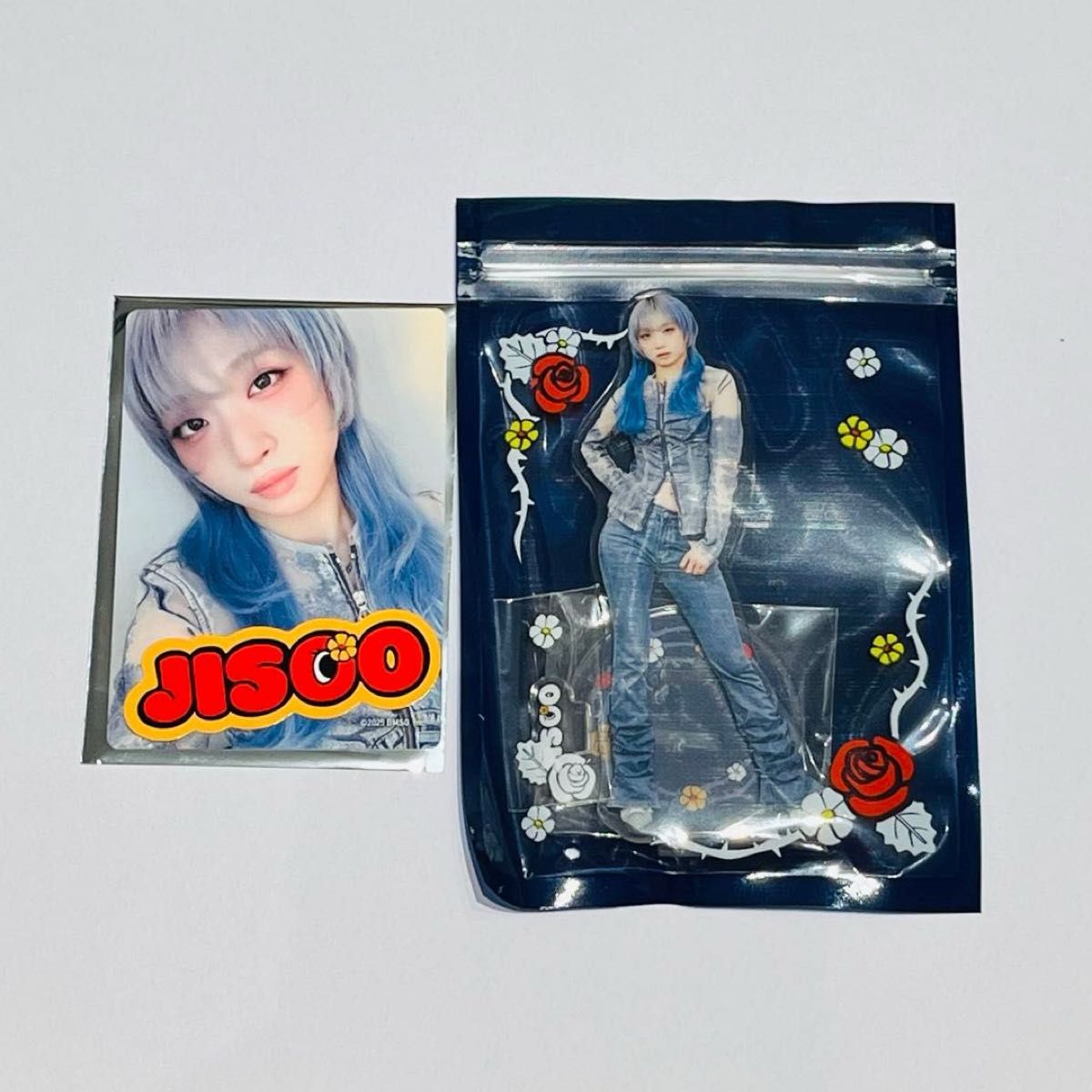 新品】HANA JISOO ジス アクスタ フォトカード ステッカー セット