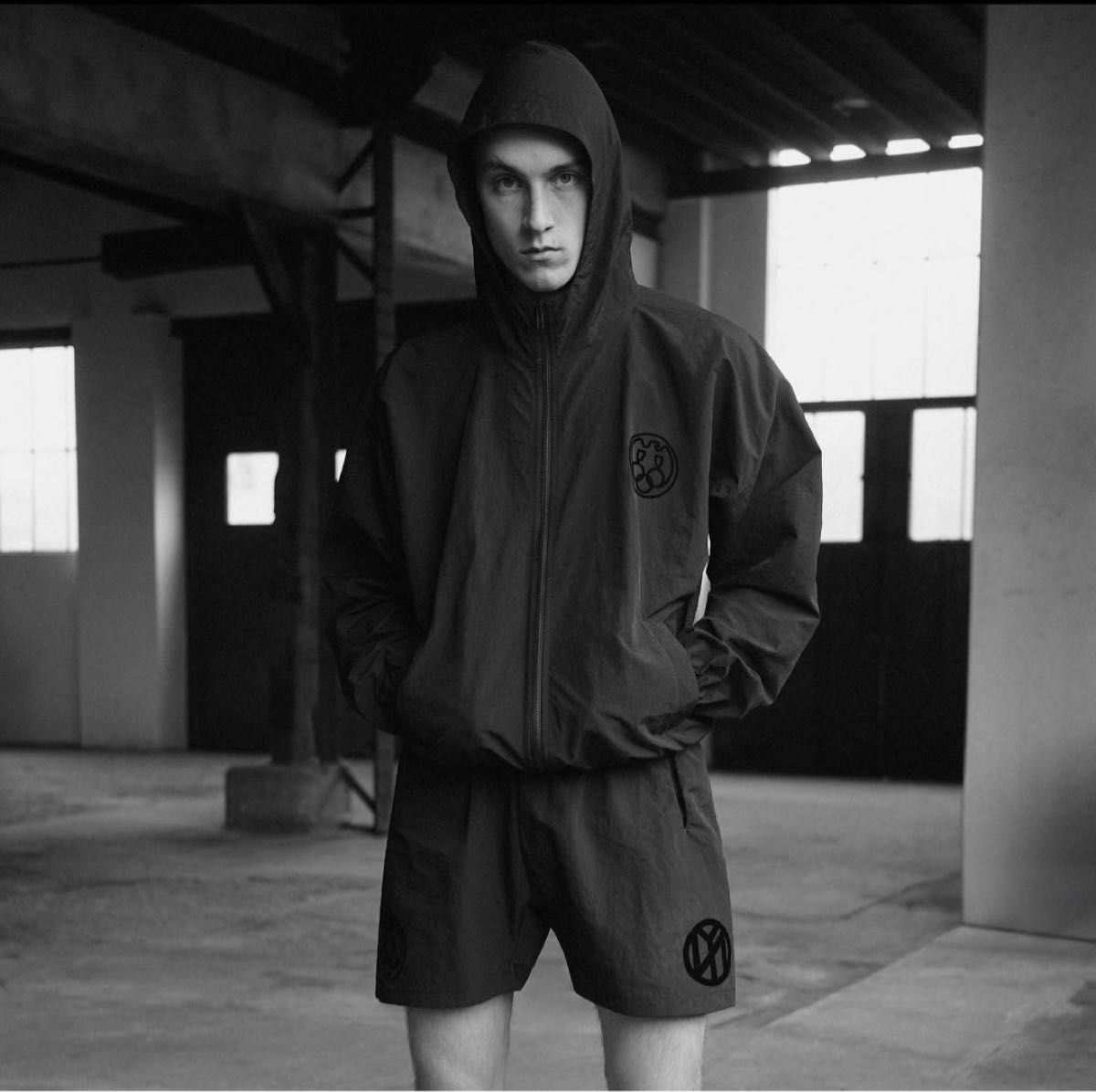 新品】上下セット YZY WB-01 Windbreaker サイズ2 L Charcoal Yeezy