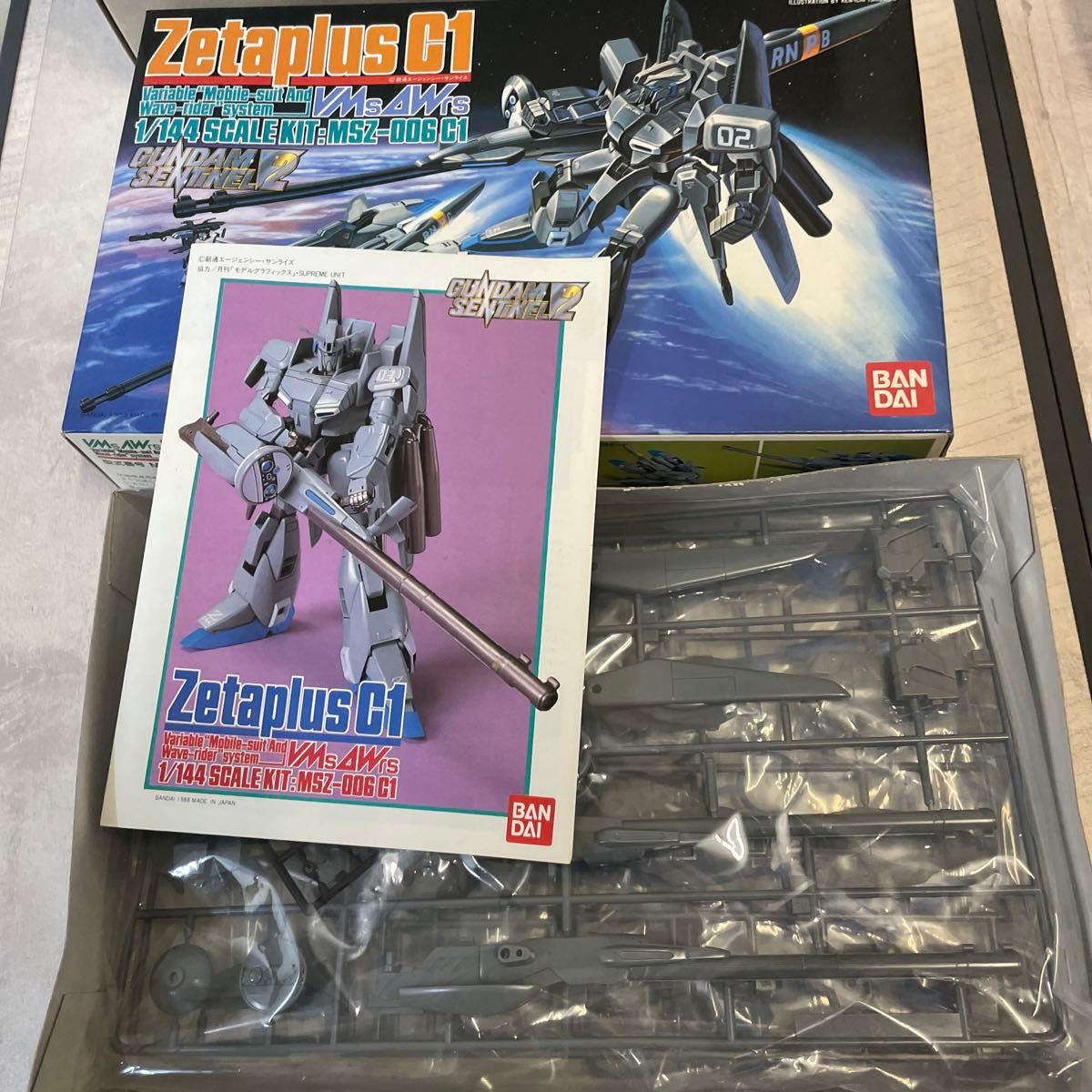 まとめて 3点セット Ex-Sガンダム Sガンダム ゼータプラスC1 未組立