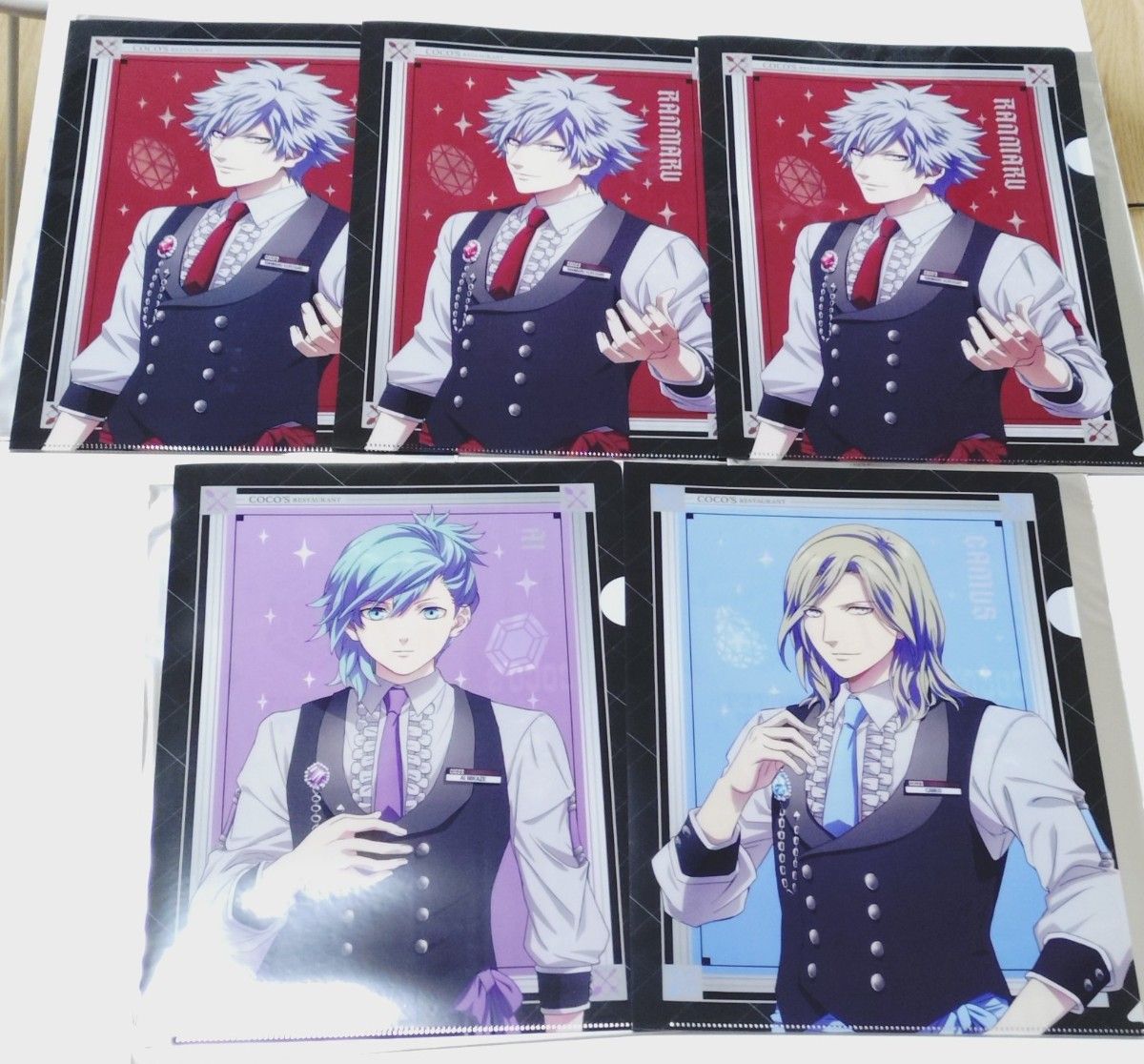 寿嶺二 黒崎蘭丸 美風藍 カミュ 集合 タブナイ コマフィルム ゴッズ