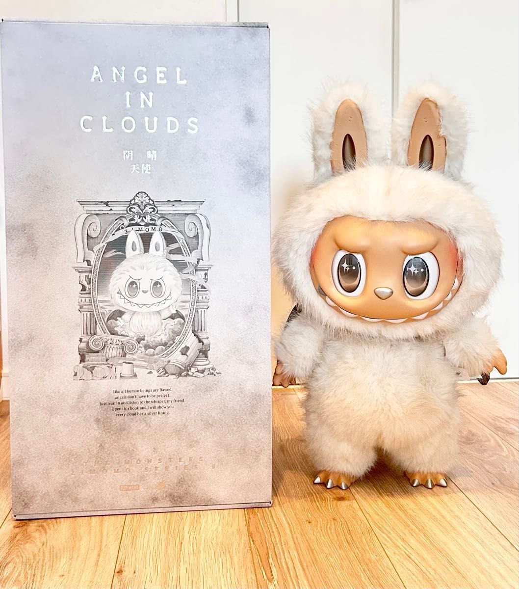 ANGEL IN CLOUDS 天使 エンジェル Zimomo Labubu ぬいぐるみ POPMART