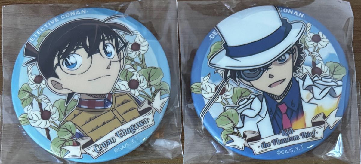 名探偵コナン サンデーカフェ 缶バッジ 怪盗キッド 名探偵コナン