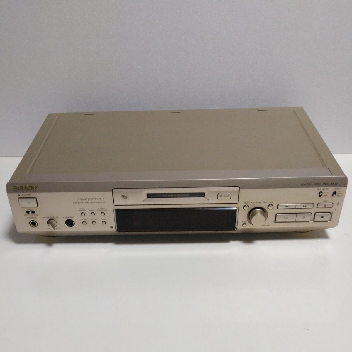 希少！MDレコーダー Sony MDS-JE630 完動品 希少！MDレコーダー Sony