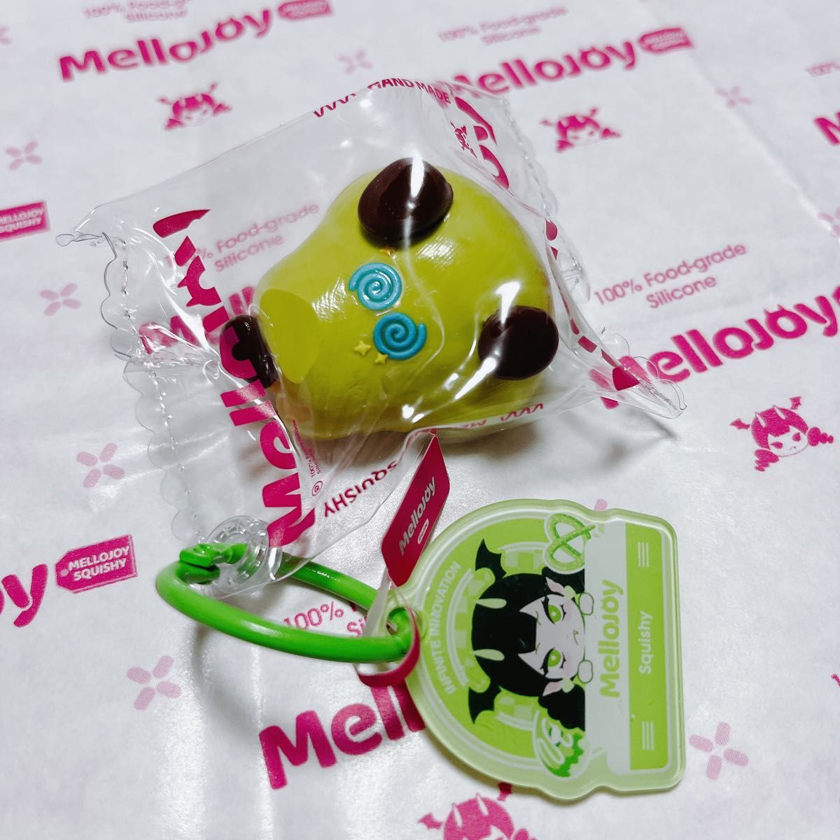 mellojoy メロジョイ スクイーズ ちびっこ シリーズ ミニ ぐるぐる 梨