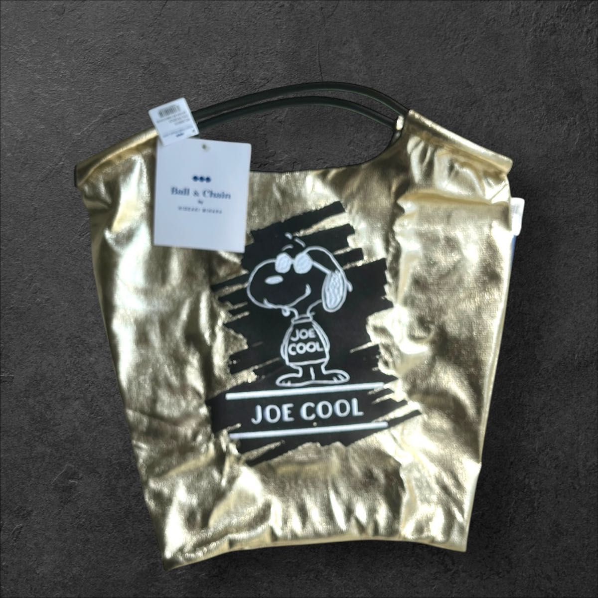 ボールアンドチェーン エコバック スヌーピー 名古屋限定 ゴールド M