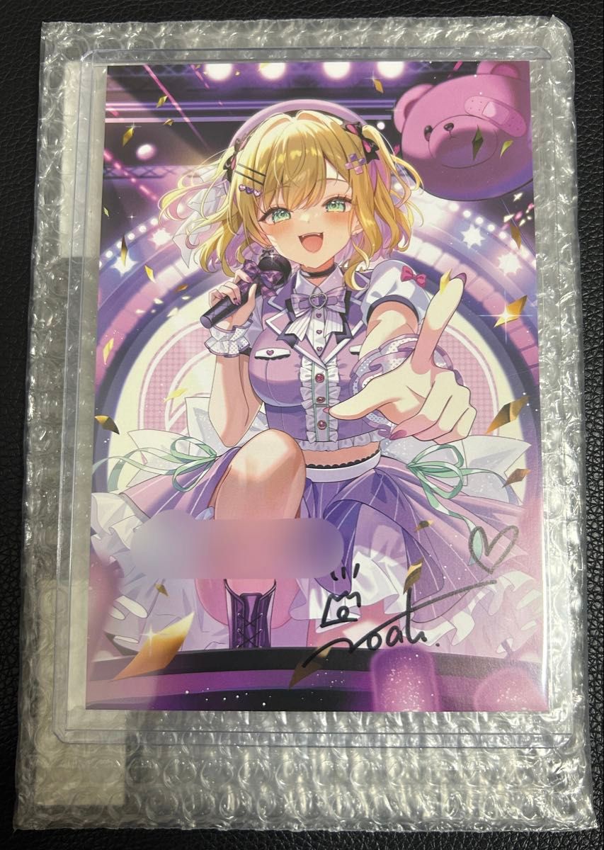 ぶいすぽっ 胡桃のあ 直筆サイン入りポストカード【誕生日記念2025