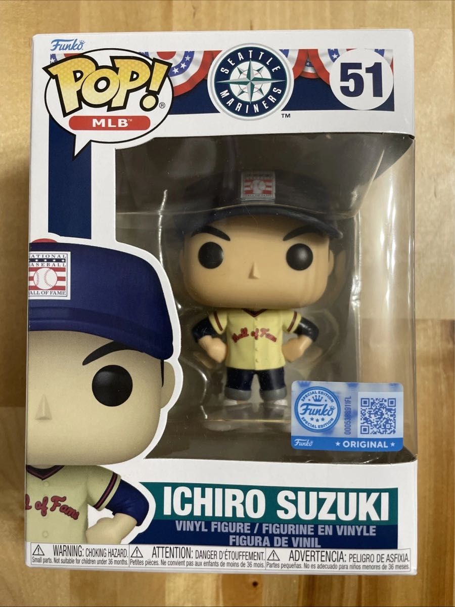 8/5 球場配布品 イチロー 殿堂入りFUNKO POP フィギュア マリナーズ