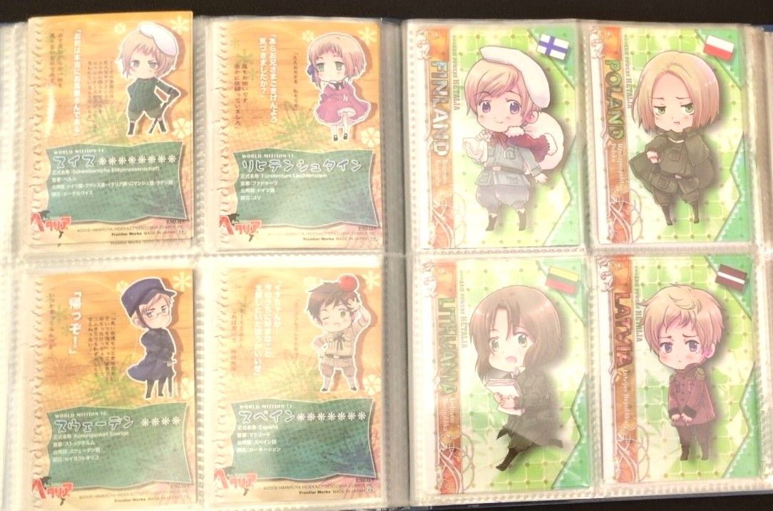 初版 非売品あり ヘタリアトレーディングカード約100枚 まとめ売り APH