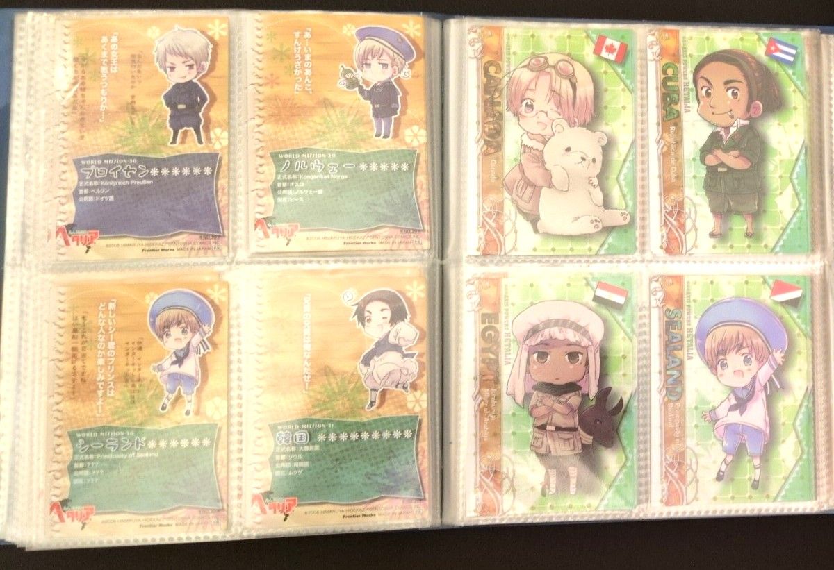 初版 非売品あり ヘタリアトレーディングカード約100枚 まとめ売り APH