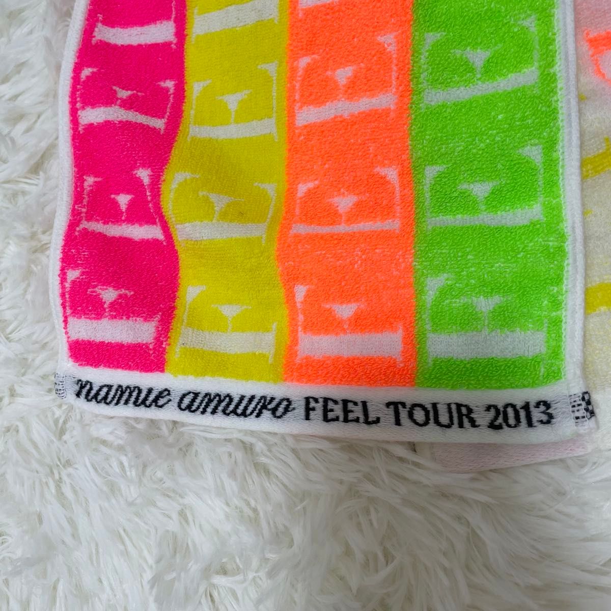 安室奈美恵 ライブツアーグッズ フェイスタオル 2枚セット FEEL GENIC