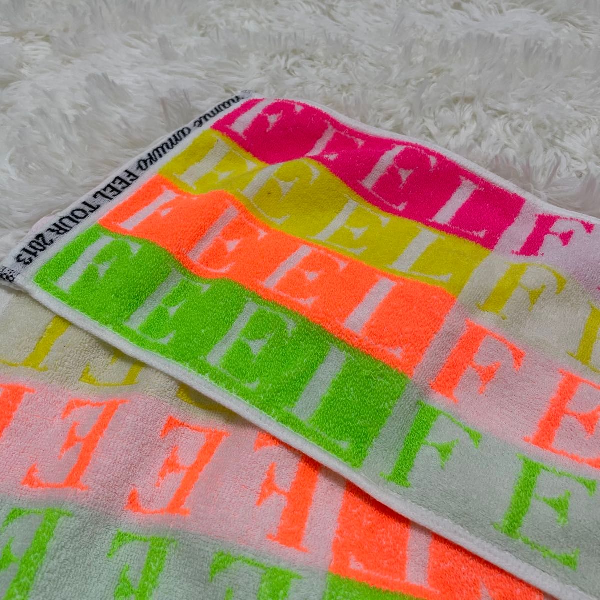 安室奈美恵 ライブツアーグッズ フェイスタオル 2枚セット FEEL GENIC