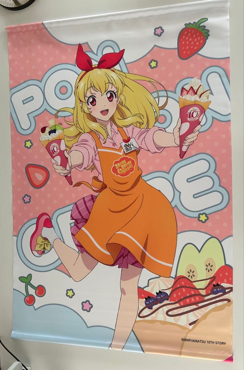 アイカツ ×マリオンクレープ コラボ記念グッズ 書き下ろしB2