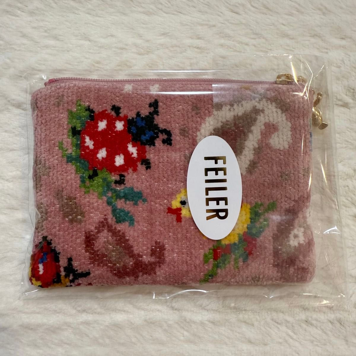 新品未開封 FEILER フェイラー 近沢レース ハイジ ティッシュポーチ