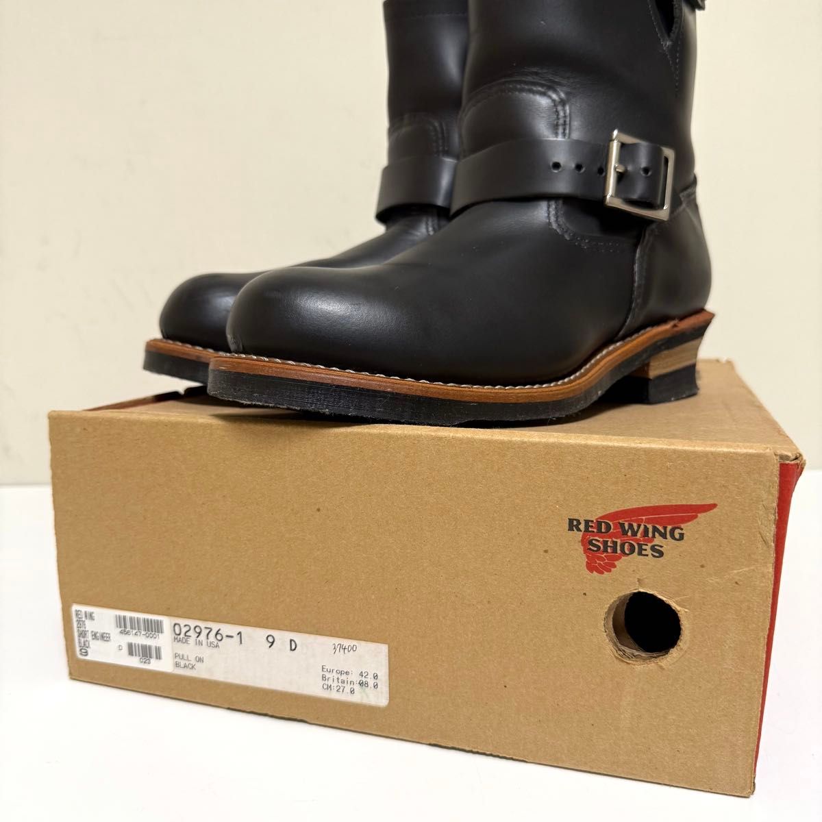 美品】レッドウイング 2976 ショート エンジニアブーツ 27cm 箱付き