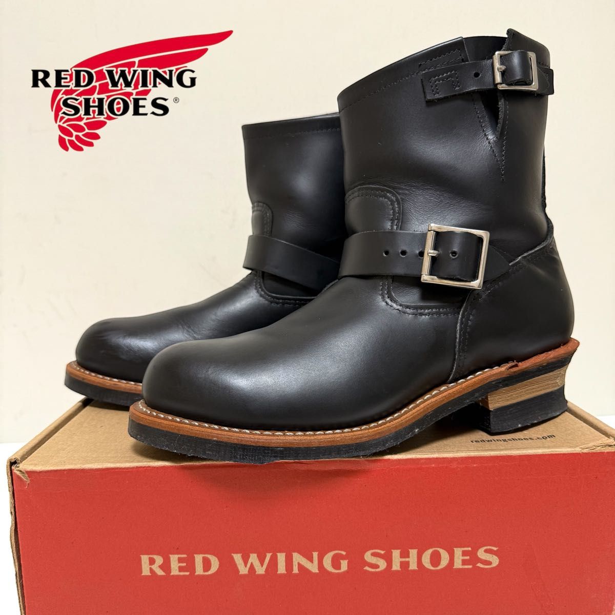 美品】レッドウイング 2976 ショート エンジニアブーツ 27cm 箱付き