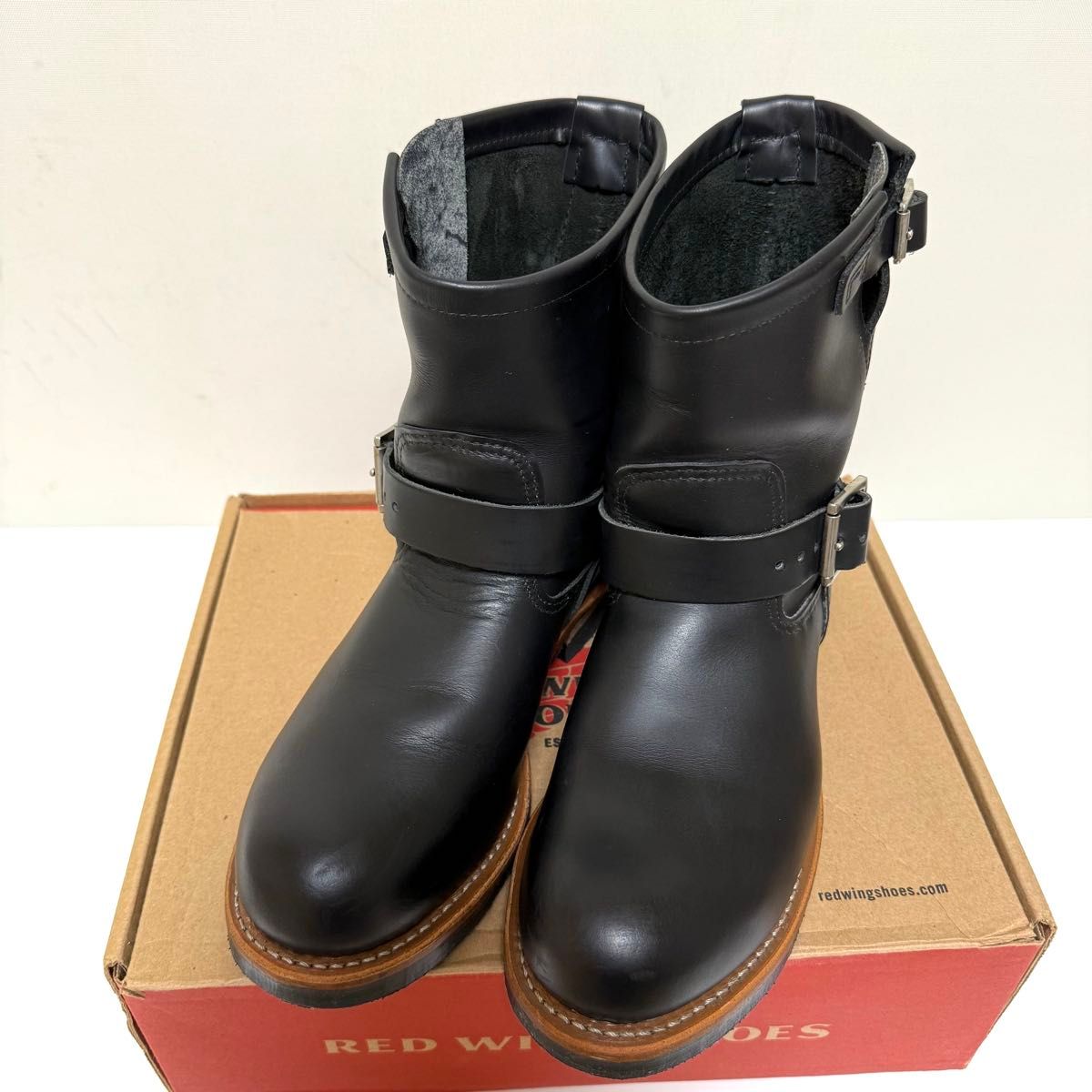 美品】レッドウイング 2976 ショート エンジニアブーツ 27cm 箱付き