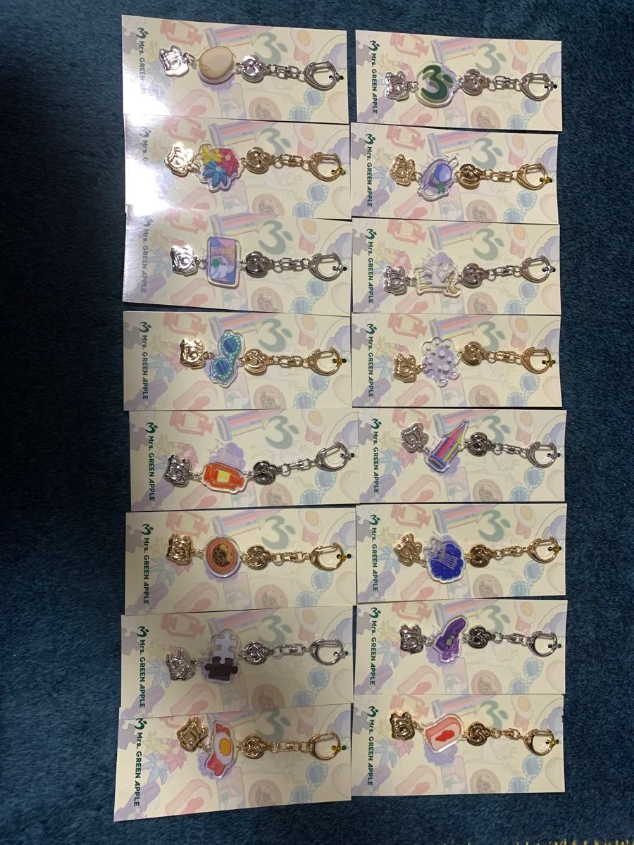 ミセス ランダムチャームキーホルダー コンプリートセット 16種類