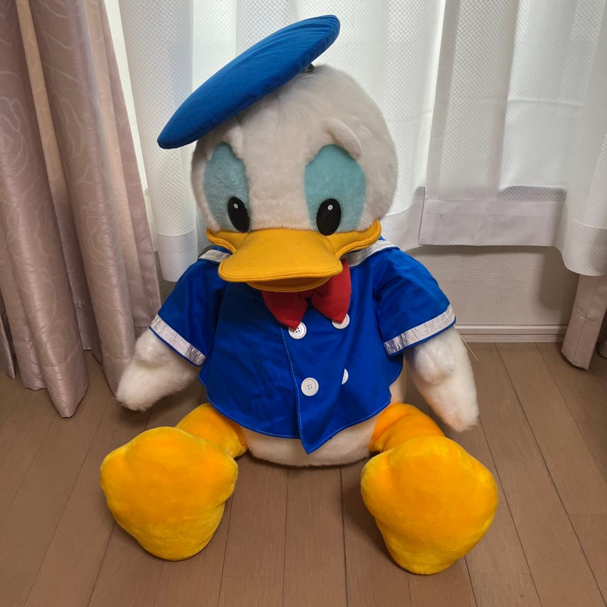 昭和レトロ 東京ディズニーランド ドナルドダック 特大ぬいぐるみ