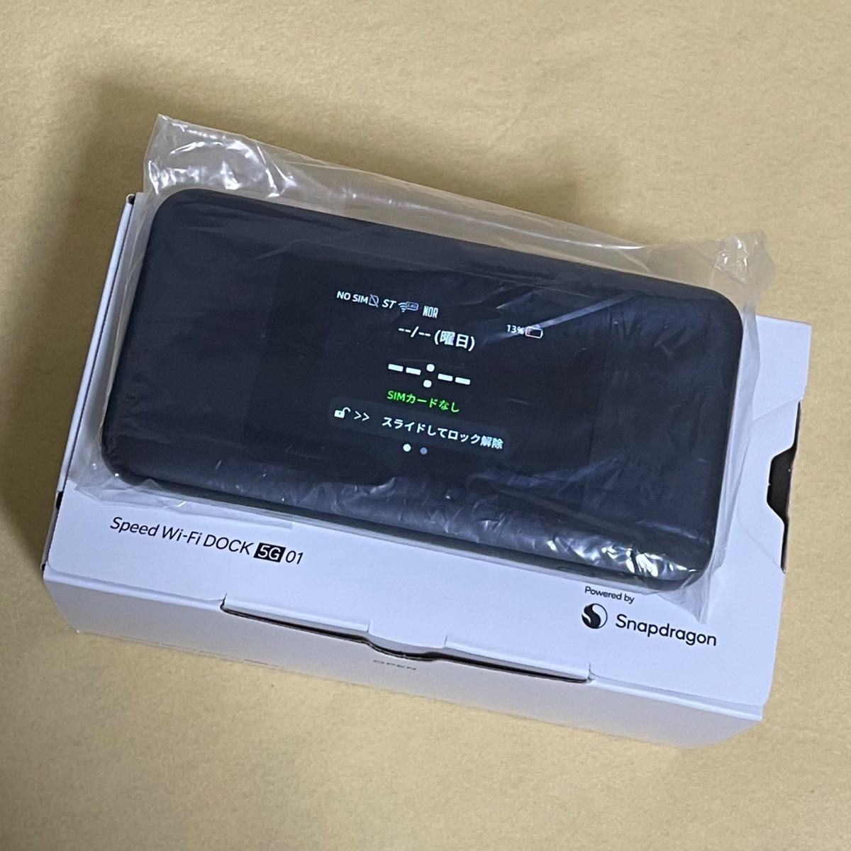 新品/未使用】Speed Wi-Fi DOCK 5G 01［CPS01SKU］ブラック UQ