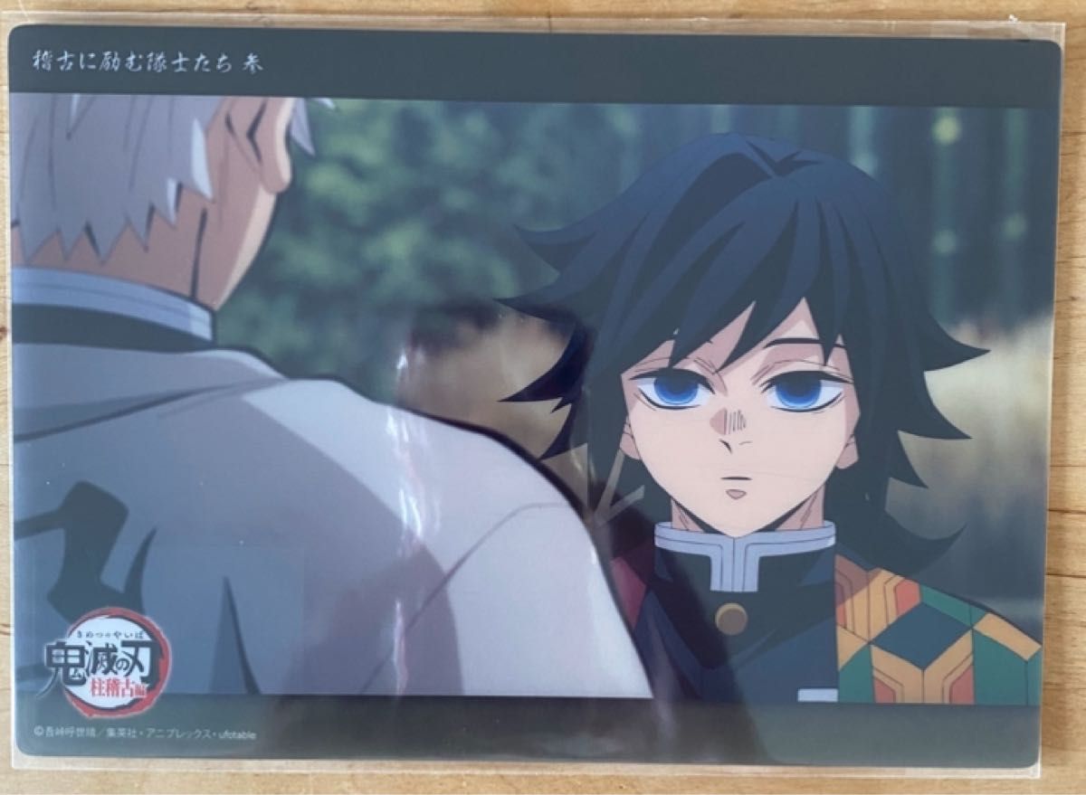 鬼滅の刃 ビッグクリアカード WEBSHOP くじ 柱稽古に励む隊士たち 参