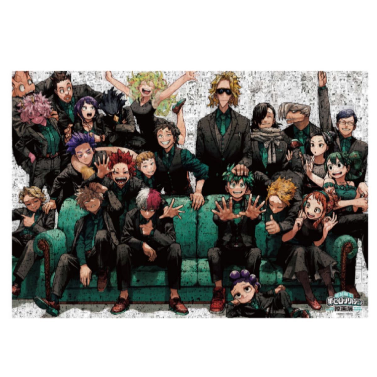 僕のヒーローアカデミア ヒロアカ 堀越耕平 原画展 モザイクアート