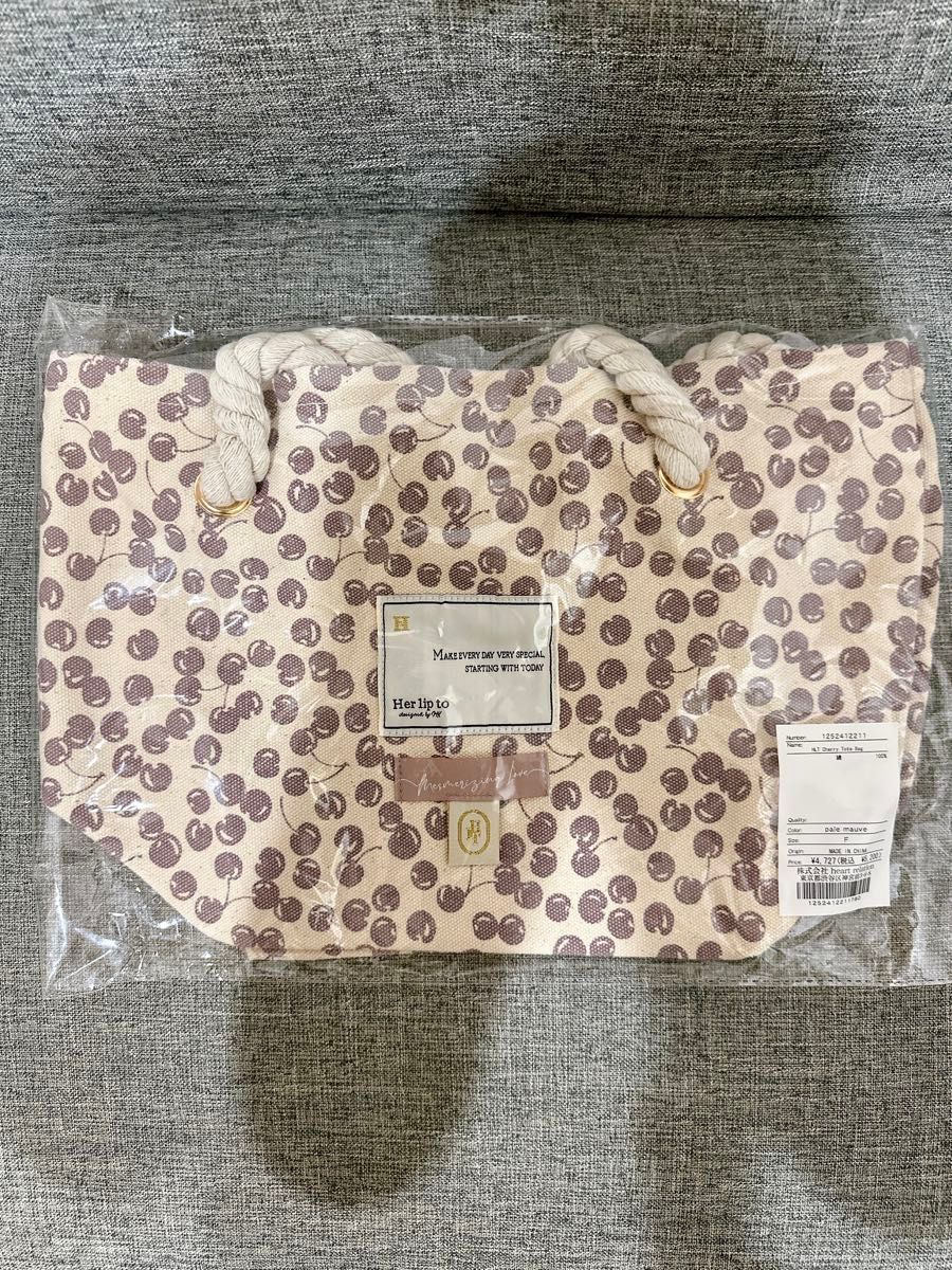 正規品】HLT CHERRY TOTE BAG herlipto チェリー トート｜Yahoo!フリマ