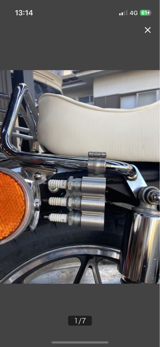 スズキ gt380 プラグホルダー ワンオフ 旧車會 gt550 gt750 kh250