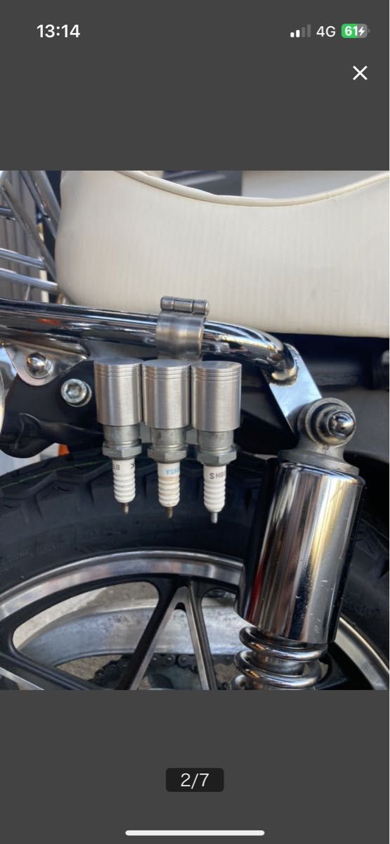 スズキ gt380 プラグホルダー ワンオフ 旧車會 gt550 gt750 kh250