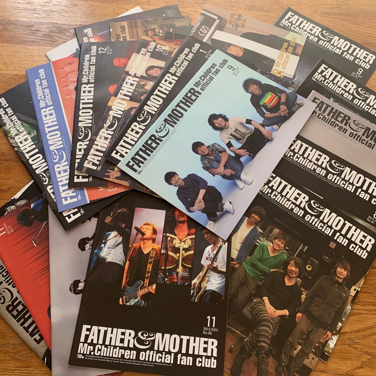 Mr Children ファンクラブ会報誌 FATHER & MOTHER 42冊まとめ売り